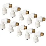 Henco Aluverbund Steckfitting Henco Vision Übergangswinkel Außengewinde 90° 20 x 2 - 1/2" AG 10 Stück