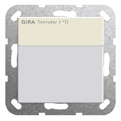 Gira Sensotec LED, ohne Fernbedienung (cremeweiß, glänzend)