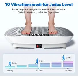 Merach Vibrationsplatte Grau