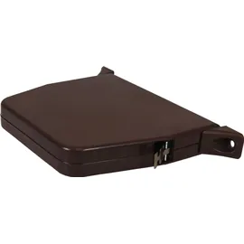 Inovatec 1 x INOVATEC Rollladen Aufschraubwickler Aufputz Gurtwickler Mini + 5 m Gurtband braun