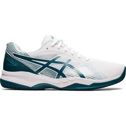 ASICS Herren Tennisoutdoorschuhe Tennis-Schuh, WHITE/VELVET PINE, 48