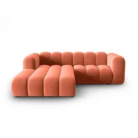 Micadoni Ecksofa Lupine, modular 3-Sitzer braun