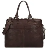 Harold's Submarine Aktentasche Leder 40 cm Laptopfach braun