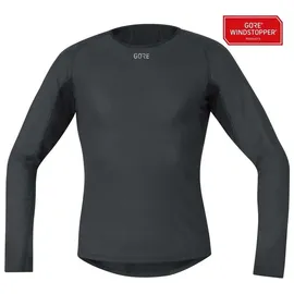 Gore Wear Herren Windstopper Baselayer Thermo Shirt Langarm, Schwarz, M EU