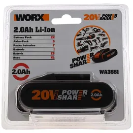Worx WA3551 20V 2Ah