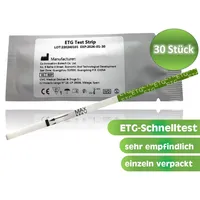 30x ETG / Ethylglucuronide Drogenschnelltest (Alkoholtest im Urin), 500 ng/ml