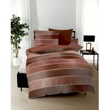 KAEPPEL Timeless Gestreift Orange 200 x 200 cm + 2 x 80 x 80 cm