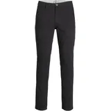 JACK & JONES Marco Slim Fit Hose Schwarz 36 36