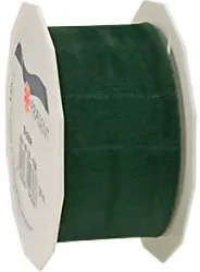 PRAESENT Organza 6014025-035 Tannengrün 40 mm x 25 m 3 Stück