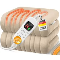 Kesser KESSER® Heizdecke aus Plüsch TÜV SÜD GS geprüft