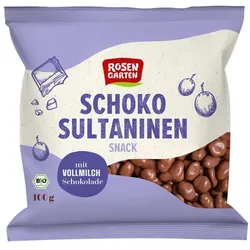 Rosengarten Schoko Sultaninen Snack bio