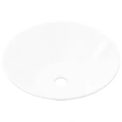 Keramik Waschtisch Waschbecken Becken Porzellan| vidaXL : Farbe - Weiss