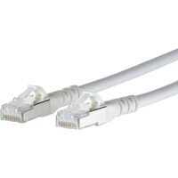 METZ CONNECT Patchkabel S/FTP 1308453088-E RJ45 Netzwerkkabel, Weiß
