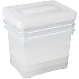 Curver Aufbewahrungsboxen-Set Handy 3x20L Transparent Curver