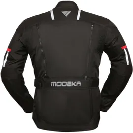 Modeka Raegis, Textiljacke wasserdicht - Schwarz - 6XL