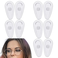Fowybe Brillen-Nasenpad-Ersatz - 5 Paar Silikon-Brillenpads für die Nase | Anti-Rutsch-Brillen-Nasenpolster-Kissen, Brillen-Reparatur-Sets für Männer und Frauen