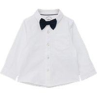 s.Oliver - Hemd mit abnehmbarer Schleife, Babys, weiß, 68