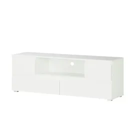 Smart BEN TV-Lowboard 160 x 55 x 40 cm Weiß MDF