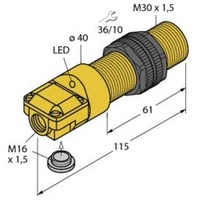 Turck Sensor bündig NPN, Schließer BI10-P30SR-AN6X