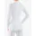 Falke Damen Baselayer-Shirt Maximum Warm High Zip Neck W L/s Sh Funktionsmaterial schnelltrocknend 1 Stück, Weiß White 2860, M