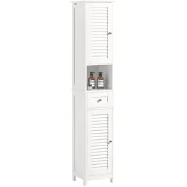 SoBuy FRG236 Hochschrank 32 x 170 cm Weiß Holzwerkstoff