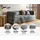 homsy by ana johnson Schlafsofa 2-Sitzer grau