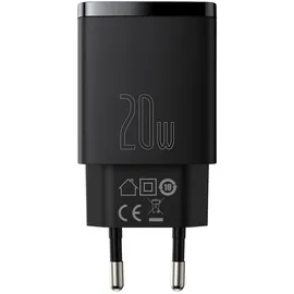 Baseus Cargador Rápido Compacto Baseus Usb USB-C, 20W