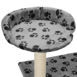 vidaXL Katzen-Kratzbaum Sisal 95 cm grau