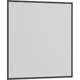 hecht International Fliegengitter mit Aluminiumrahmen 130 x 150 cm Anthrazit