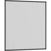 hecht International Fliegengitter mit Aluminiumrahmen 130 x 150 cm Anthrazit