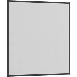 hecht International Fliegengitter mit Aluminiumrahmen 130 x 150 cm Anthrazit