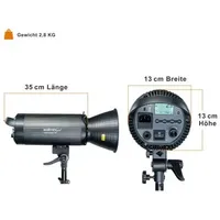 walimex pro Campaigner 400 HS Studioblitz mit 2,4 GHz Empfänger,