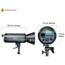 walimex pro Campaigner 400 HS Studioblitz mit 2,4 GHz Empfänger,