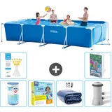 Rechteckiger Frame Pool - 450x220x84 Cm - 7-teilig  S50