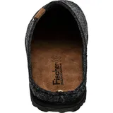 Fischer Markenschuh Helge Hausschuh Grau 45