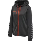 hummel Authentic Polyester Kapuzenjacke Damen asphalt S