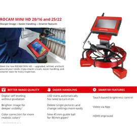 Rothenberger Inspektionskamera ROCAM mini HD - Modul 25/22 HD - Set EU
