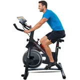 AsVIVA Speedbike S14 Indoor Cycle 2025, Heimtrainer für Zuhause - Schwarz