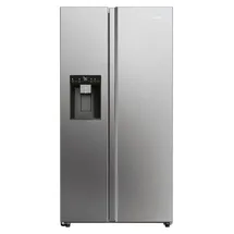Haier HSW79F18CIMM SBS Serie 7 Side-by-Side (601 l, 1775 mm hoch, Edelstahl)