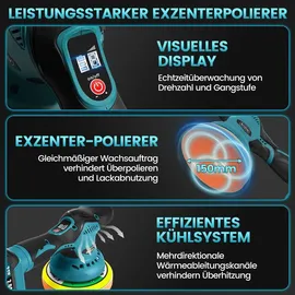 bundviel 21V Poliermaschine Akku
