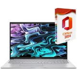 Asus Vivobook X15 - Core 7, beleuchtete Tastatur, USB-C Powerdelivery Business-Notebook (39 cm/15.6 Zoll, Intel Intel Core 7 150U, Intel Graphics, 32 GB, 1000 GB SSD, Windows 11 Pro 64Bit + MS Office 2024, Beleuchtete Tastatur) 1000 GB | 32 GB RAM