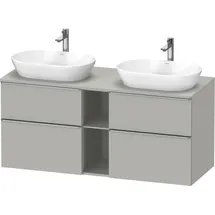 Duravit D-Neo Konsolenwaschtischunterbau wandhängend Betongrau Matt 1400x550x664 mm - DE4970B7007000 DE4970B70070000,