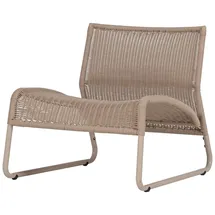 Woood West Gartensessel 78 x 67 x 69 cm beige