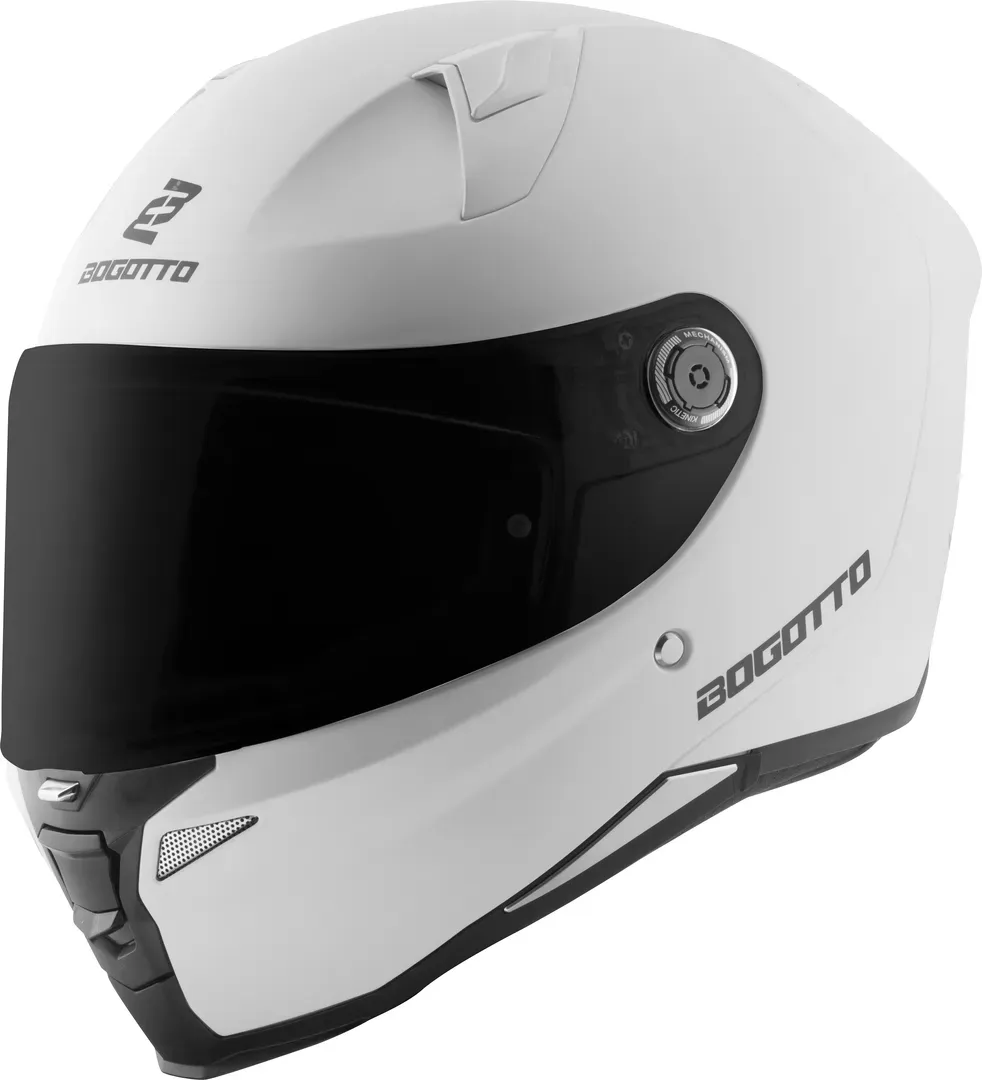 Bogotto FF110B Helm, wit, XL Voorman