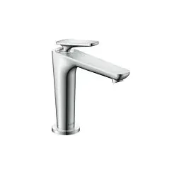 hansgrohe Axor Citterio C CoolStart Waschtischarmatur 49040000 ohne Struktur, chrom, Ausladung 135mm, Ablauf unverschließbar