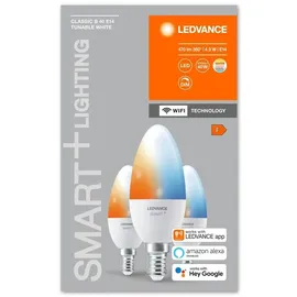 LEDVANCE SMART+ WiFi Classic B40, E14, 3er