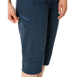 Vaude Farley Stretch Capri III Hosen Dunkelblau 44
