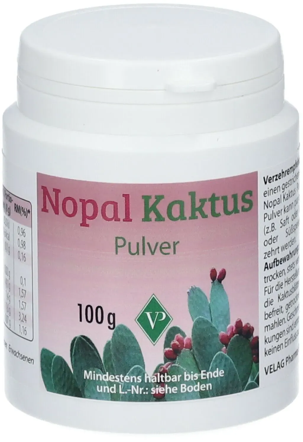 Nopal Kaktus Pulver