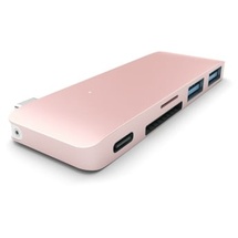 Satechi USB-C Passthrough Hub Rose Gold für Macbook 12"