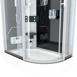 AcquaVapore Dusche Duschkabine D60-73T3R-EC Duschtempel Sauna 80x120 cm